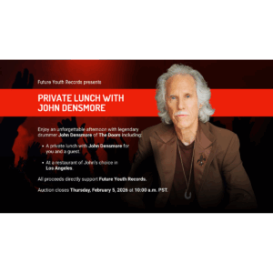 Want to meet The Doors’ legendary drummer, John Densmore?